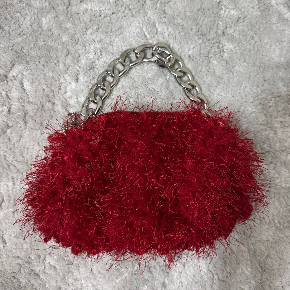 Red shoulder bag - Picture 2 of 3